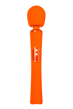 Вибромассажер Fun Factory VIM VIBRATING WAND, силикон, оранжевый, 31,3 см