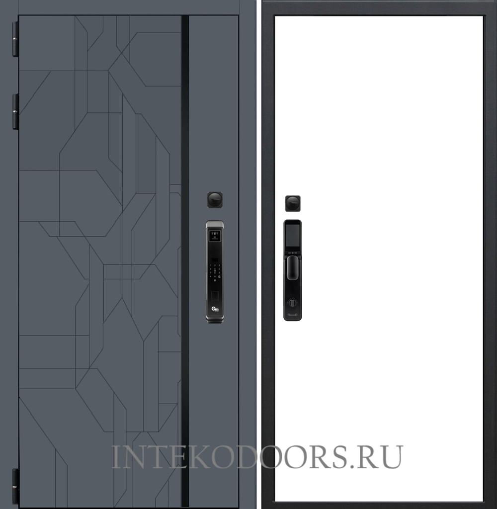 Верона Графит F55 гладкая без рисунка