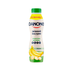 Йогурт Danone питьевой банан 670 гр