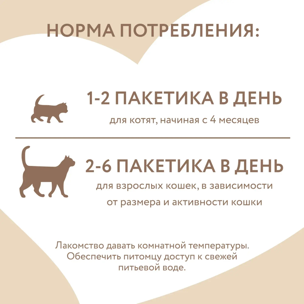 Крем-лакомство для кошек Мнямс с курицей 4 шт.*15 г