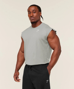 Майка GYMSHARK Critical Cut Off Tank Grey