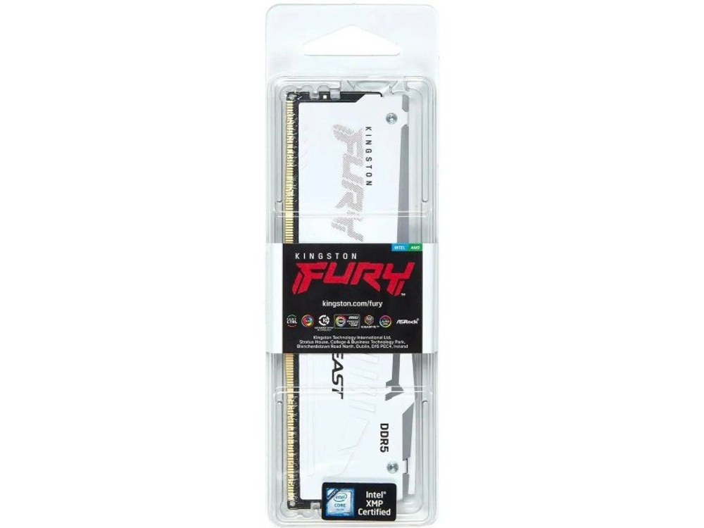Оперативная память Kingston Fury Beast KF560C30BWEA-16, DDR5 1х 16ГБ 6000 МГц, DIMM, RTL