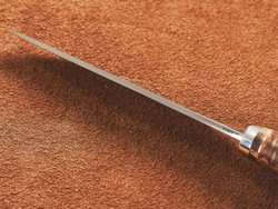 Якутский нож "Амга", сталь Х12МФ, рукоять карельская береза