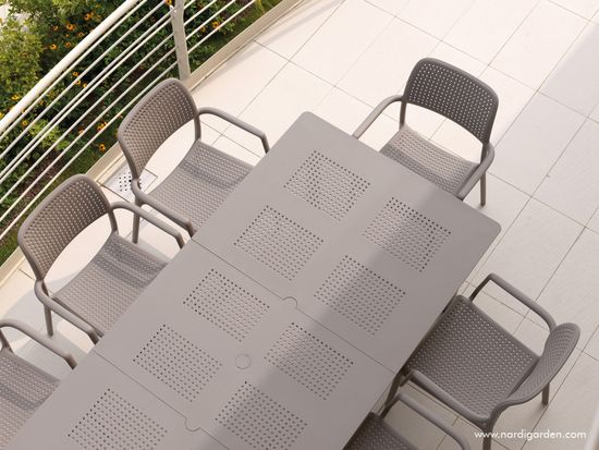 Кресло Bora пластиковое бежевое Nardi Италия