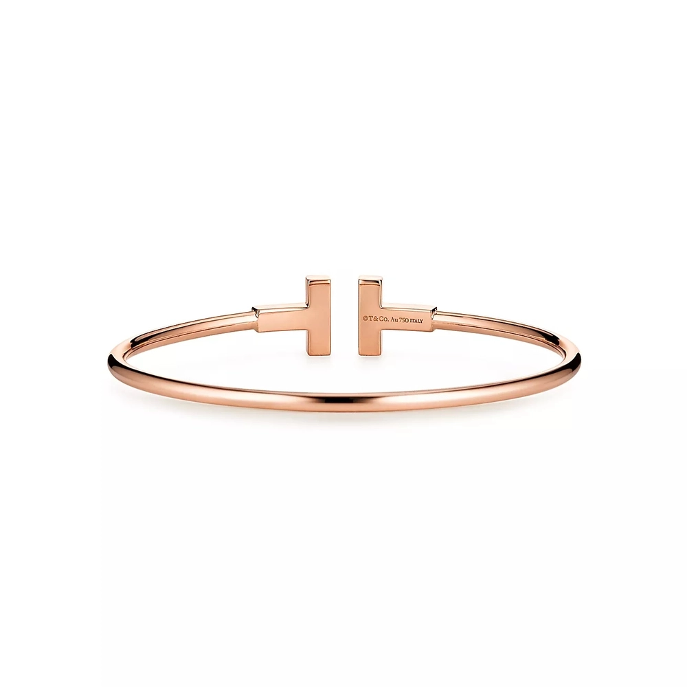 Браслет из золота 18 к (750 проба) с бриллиантами. Tiffany ✨ Коллекция T, В наличии