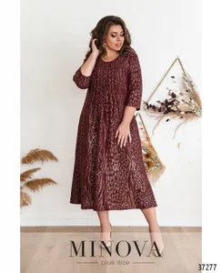 Платье 404Б-бордо Minova