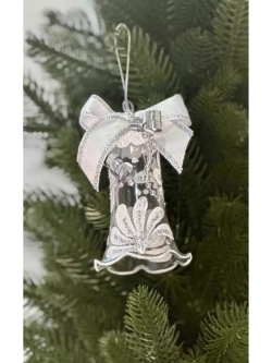 Елочное украшение "Колокольчик Хрустальный" 9 см.