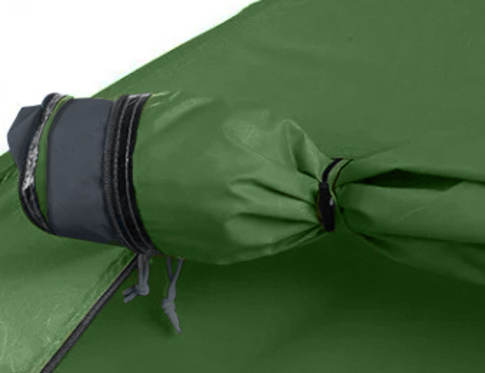 Палатка Naturehike P-Series 2-местная, алюминиевый каркас, зеленая