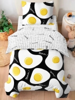 Постельное белье 1,5 бязь Павлинка Яичница с 1 нав. 70*70
