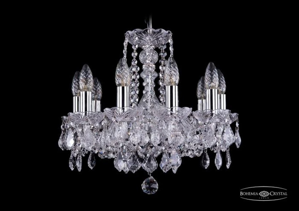 Подвесная люстра Bohemia Ivele 1402/10/141/Ni/Leafs