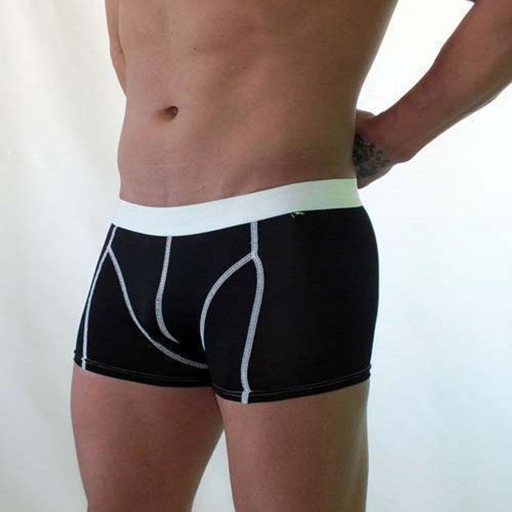 Трусы мужские боксеры черные Van Baam VB-102-RX02  38098