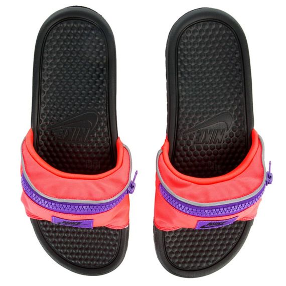 Nike Benassi Slip 'Pink Black'