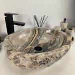 Раковина из оникса Erozy Grey EO-64512 51*41*15 0156