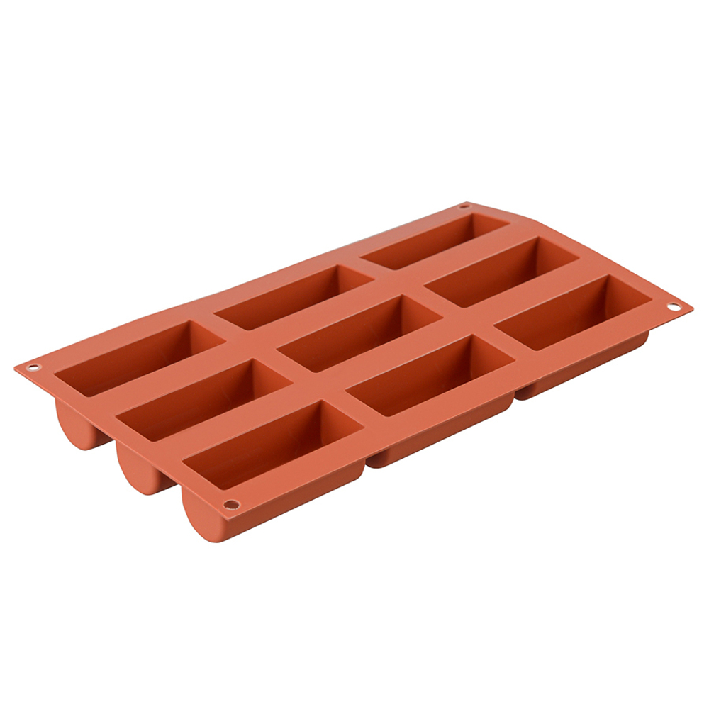 Форма силиконовая для приготовления пирожных и конфет midi buche, 17х30 см