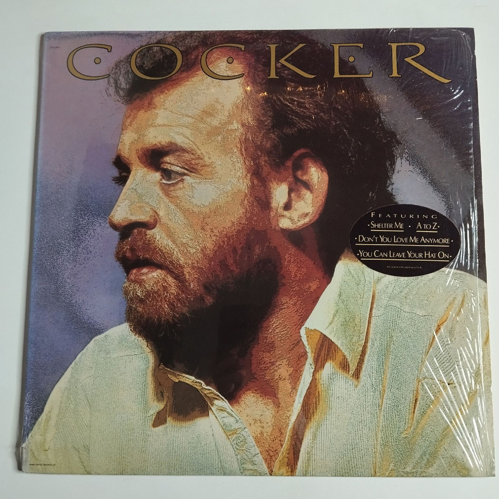 Винтажная виниловая пластинка LP Joe Cocker (USA 1986) Capitol Records