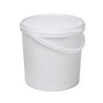 Ведро с герметичной крышкой и ручкой 4 л (полупрозрачное, матовое)