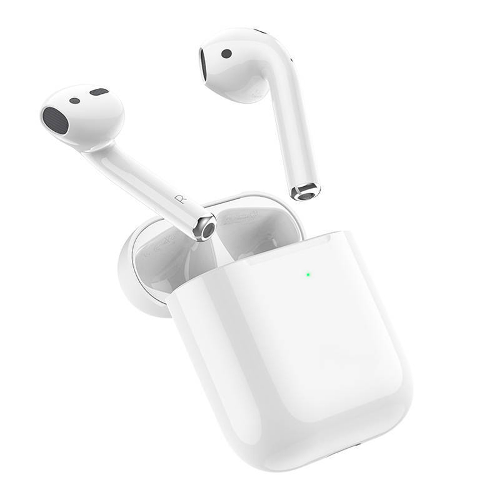 Гарнитура Bluetooth 5.4 HOCO EW74 TypeC Время работы до 4ч Белые