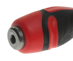 Отвертка шлицевая SL 8.0х200мм усиленная со сквозным стержнем (сталь Cr-Mo) JTC