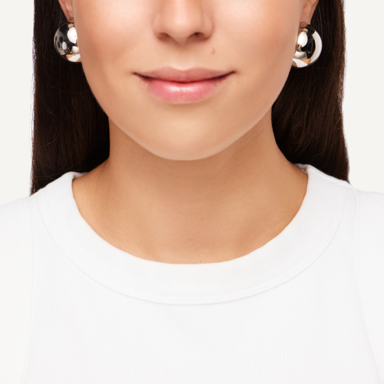 Клипсы Plain Dot Earrings