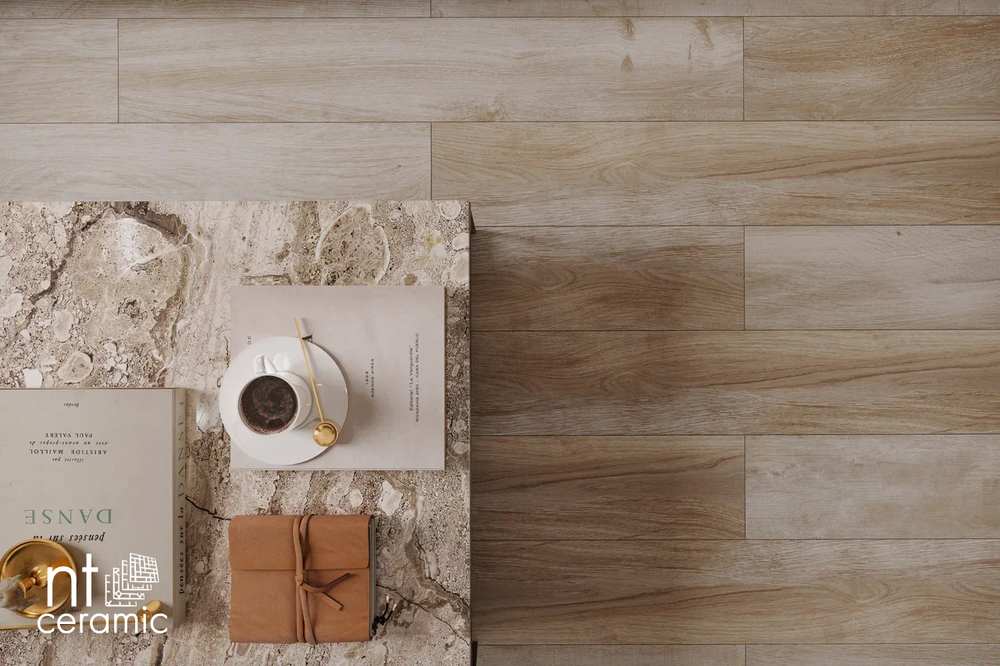 NT CERAMIC. Керамогранит Wood Nature mat 120*20см