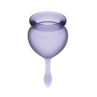 Набор фиолетовых менструальных чаш Satisfyer Feel good Menstrual Cup