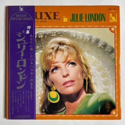 Винтажная виниловая пластинка LP Deluxe In Julie London (Japan 1971) (Obi) Cry Me A River