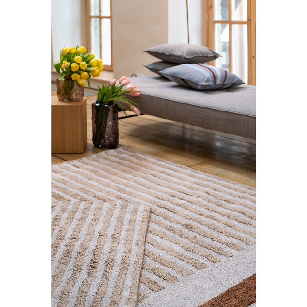 Чехол на подушку из хлопка с принтом tulip field из коллекции terra, 45х45 см