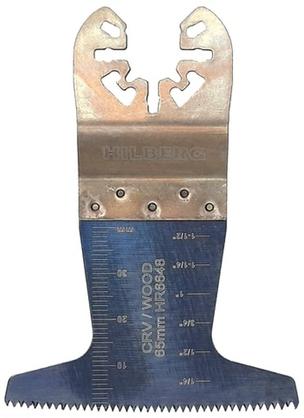Полотно пильное погружное по древесине Hilberg Cr-V 65*40*18TPI HR6648