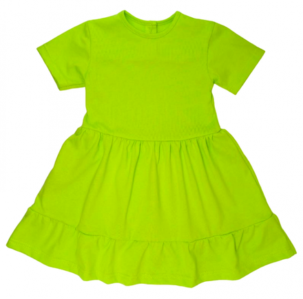 Платье 7076/2 салатовое