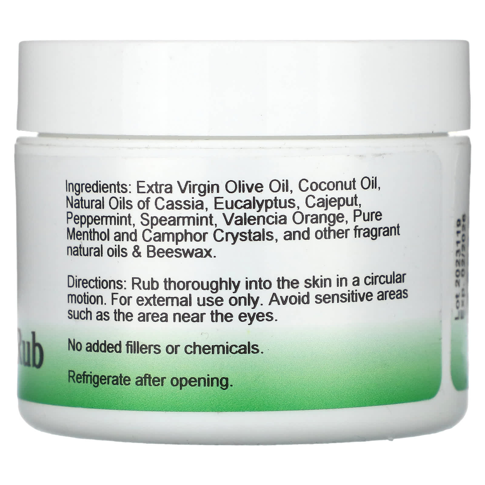 Christopher's Original Formulas, Sen Sei Menthol Rub, 59 мл (2 жидк. унц.)