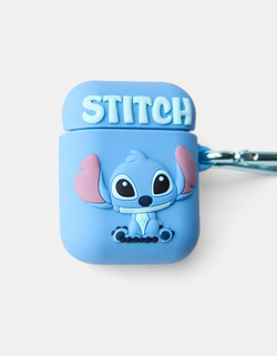 BERSHKA Чехол Lilo & Stitch для AirPods, синий