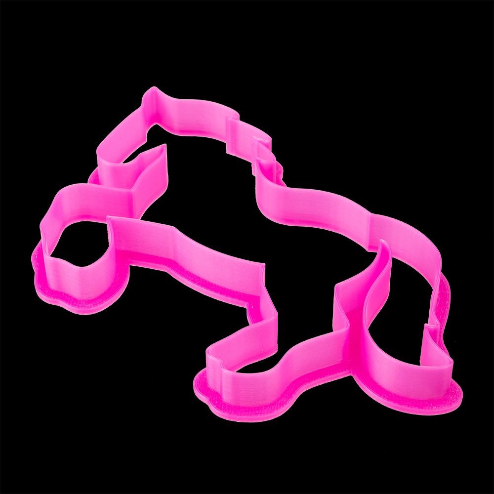 Вырубка пластиковая "Лошадка бежит" (12*8 см)