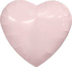 Р 9''/23 см. Мини-сердце Пыльная роза