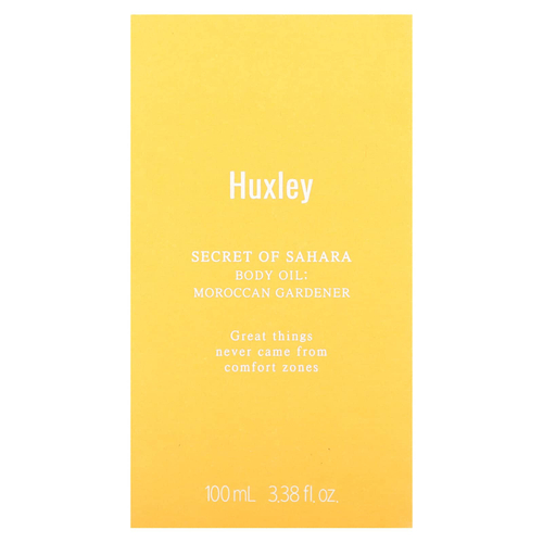 Huxley, Secret of Sahara, масло для тела, марокканский садовник, 100 мл (3,38 жидк. унц.)