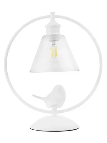 Настольная лампа с воробьем 1х60вт