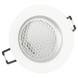 Встраиваемый светильник алюминиевый ЭРА KL109 WH/SL MR16 GU5.3 белый/серебро матовый | Алюминиевые встраиваемые светильники