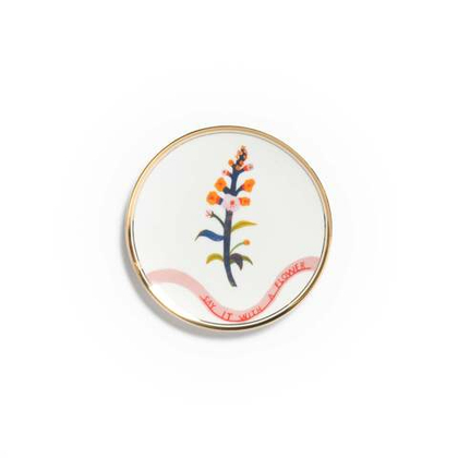 Тарелка для хлеба Bitossi Home Botanica Betonica (15 см)