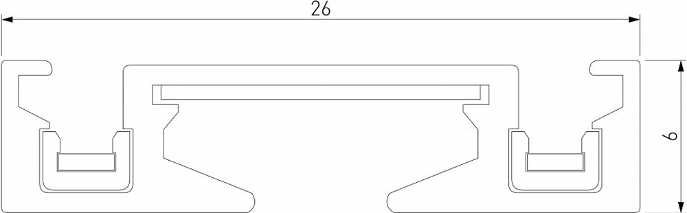 Трек накладной Elektrostandard Flat Magnetic a063722