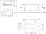 Панель фронтальная для ванны AM.PM Joy W85A-150-070W-P белая