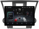 Магнитола для Toyota Highlander 2 XU40 2007-2013 (крутилки декоративные) - Teyes CC4-PRO монитор 13" 2K QLED на Android 13, Snapdragon 778G, 8+128, AI, CarPlay, DSP, 4G SIM-слот