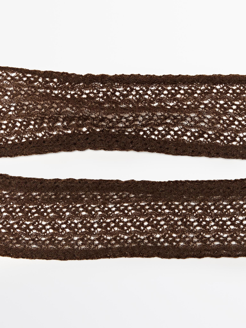 Massimo Dutti Трикотажный шейный платок, коричневый