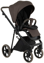 Детская коляска Roan Sol 2.0 3 в 1 с автокреслом Tutis Elo Lux EduSky Black SLL/34/T Turkish Coffe/Black/руч.Cappuccino