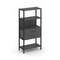 Shelf System Односекционный стеллаж четырехярусный с ящиками SN.STM-412 Антрацит/Металл Черный 810*4
