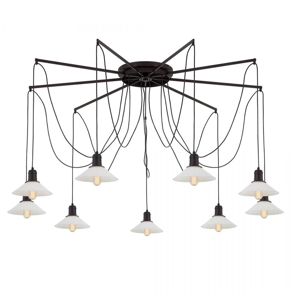 Citilux Эдисон CL451292 Люстра паук Венге