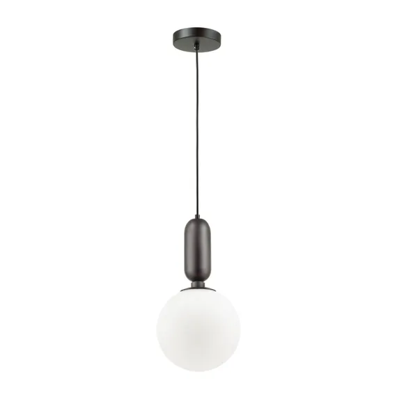 4668/1 PENDANT ODL20 471 черный/белый Подвес E27 1*40W (тип лампы СВЕЧА) 220V OKIA
