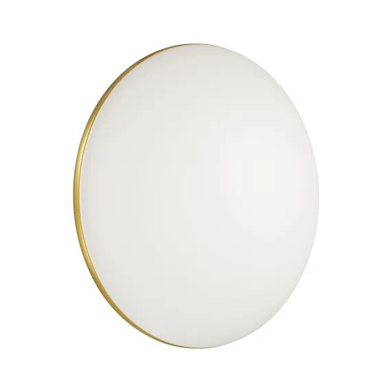3043/DL TAN SN 214 Светильник пластик/белый/золотистый LED 48Вт 3000-6500К D385 IP43 пульт ДУ/ LampSmart LASSA