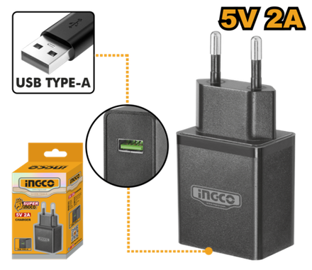 Зарядное устройство INGCO FCLI120502 USB 5 В