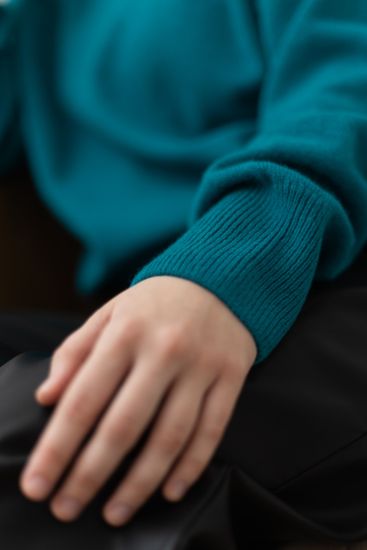 Джемпер Л.Т., 100% шерсть ягнёнка, цвет марлин.