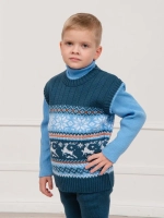 Жилет вязаный