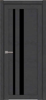 Дверь межкомнатная UniLine 30008 SoftTouch Атрацит Soft touch Остекленная